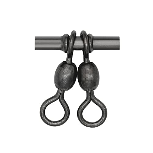 BLUEWING 3-Way Fishing Swivels 73,84,88,309 lbs T-Turn Swivel Sleeve with Rolling Barrel for Rigs for Freshwater and Saltwater - size: L (309lbs) 20pcs