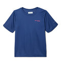 Columbia Boys Terminal Tackle PFG Tarpon Print Short Sleeve - color: Carbon/on the Line Salt Graphic, size: X-Large