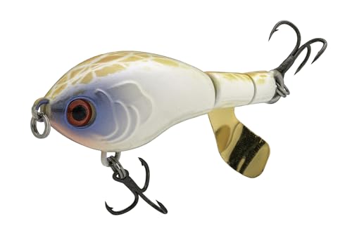 Strike King Bitsy Chickin Fishing Lure, Topwater Plopper, 2 1/2-Inches, 1/4-Ounce - color: Bone