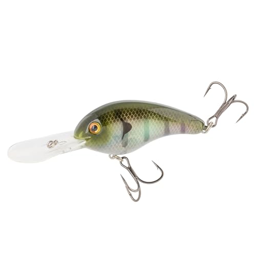 Strike King (HC5XDE-822) 5XD Elite Fishing Lure, Deep Diving Crankbait, 5/8-Ounce, Unique Curved Bill, Dives to 15-Feet, Rattle Chambers, Size 2 Mustad Triple Grip Hooks, The Real Gill