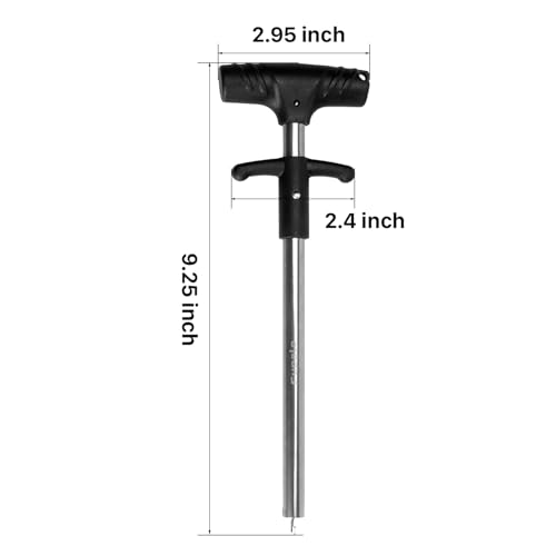 Fish Hook Remover Tool - Aluminum Alloy Long Reach Deep Throat Hook, Fishing Gear Safe Quick Release for Bass, Pike, Saltwater for Adults