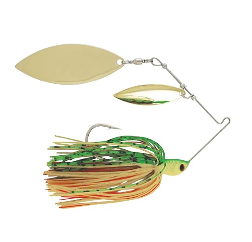 Luck E Strike Jimmy Houston Legends Spinner Bait with Willow Blades - color: Fire Tiger, size: 1/2 OZ