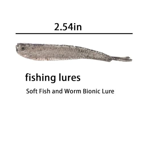 20PCS-Soft Plastic baits bass Lures Fishing, Soft Plastic Walleye Fishing Lures, Paddle Tail Swimbaits for Bass Fishing, Fishing Bait for Freshwater Saltwater Gifts (2.4IN/1.3g) - color: white-20pcs