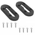 Kayak Track Kayak Low Profile Track,Kayak Rail,Kayak Accessories Mount Track,Kayak Gear Track for Fishing Rod Holder,Kayak Rail Track for Paddle Holders Fish Finder,Cup Holder,Anchor Cleats - size: 4inch2pcs
