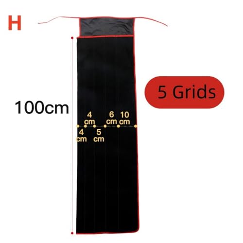 Flannelette Fishing Rod Protector Sleeve Portable Cover Pole Sock Glove Bag Soft Rod Carrying Bag Anti-Scratch Dustproof Storage Case for Freshwater Saltwater Fishing Poles - size: 5Grids 29x100cm