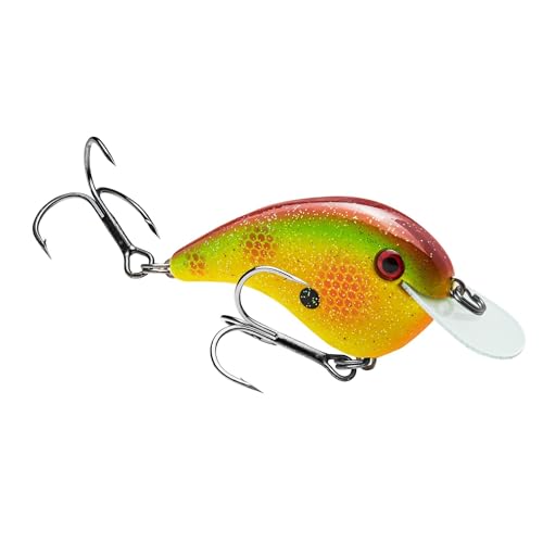 Strike King Chick Magnet Jr. Crankbait Fishing Lure, 1/4 oz, Dives 4-6 Feet, Premium Hooks - color: Tip's Special