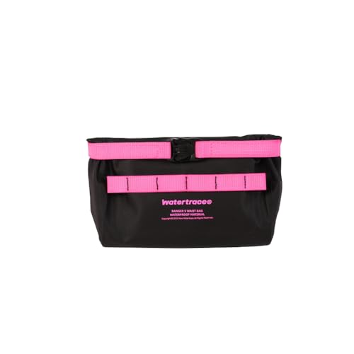 Waterproof Waist Bag, for Surfing, Paddleboarding, Boating,Cycling,Water Park Activities (Black/pink) - color: Black/pink
