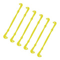 Loop Tyer - Hook Loop Tyer for Fishing - Plastic Fishing Line Knot Tying Tool, Yellow, 6 Pcs