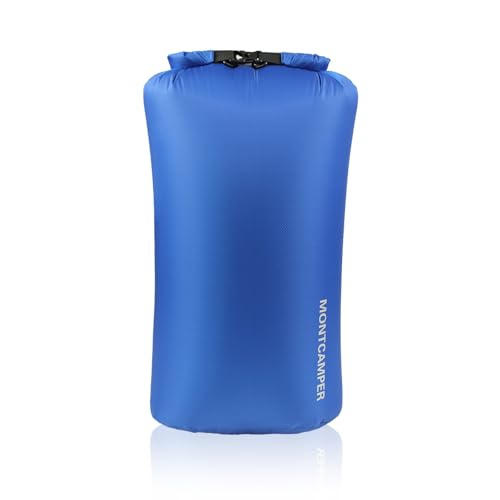 Waterproof Dry Bag 35L – 30D Nylon Roll Top Dry Sack with PU Coating, Lightweight Water-Resistant Storage for Kayaking, Camping, Hiking, Fishing & Beach (Blue) - color: Blue, size: 35L
