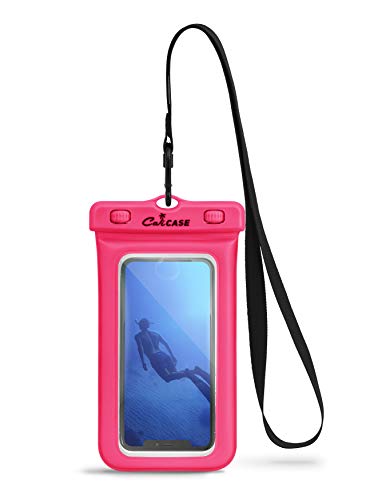 CaliCase XL Waterproof Floating Case - color: Pink