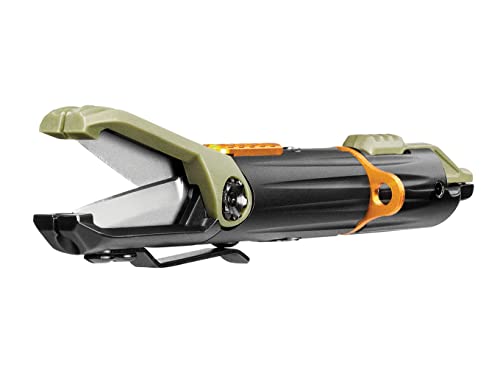 Gerber Gear LineDriver - Fishing Line Multitool with Spinning Line Vise, Tether Ring, Eyelet Clearing Spike, Hook Threader, Scissors & Split Shot Crimper - Premium Fishing Gear