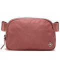 Pander Unisex Belt Bag Fanny Pack for Women with Adjustable Strap, Small Waist Pouch for Workout Running Traveling Hiking - color: Dune