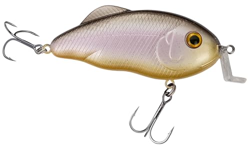 Strike King Hybrid Hunter Jr Crankbait Fishing Lure, 1/2 oz, Reflective 3D Eyes - color: Sweet Shad, size: 1/2 oz (Pack of 1)