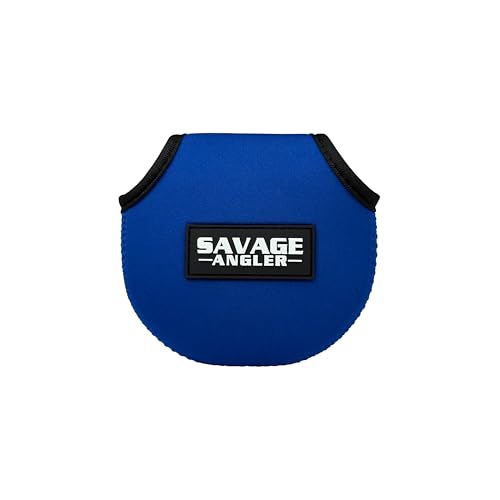 Neoprene Baitcast Reel Cover, Fishing Reel Protector, Fishing Reel Cover, Baitcaster Case, Low Profile Baitcaster Case, Casting Reel Covers, 50 100 200 Series Baistcasters (1, Blue) - color: Blue