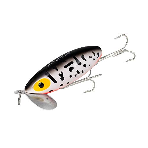 Arbogast Jitterbug Topwater Bass Fishing Lure - Excellent for Night Fishing - color: Coach Dog Orange Belly, size: 2 1/2" 3/8 oz