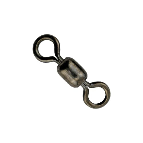 AFW American Fishing Wire Fishing Swivels - Mighty Mini 100% Stainless Steel Crane Swivels, 3X Stronger Than Brass, for Terminal Tackle Box, Up to 600lb Test - Fishing Gear for Fishing Line Leaders - size: 5 Pieces, 411 Pound Test