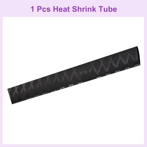 DMiotech Heat Shrink Sleeve Wrap Tubing x Tube Tubing for Fishing Rod Grips and Other Grips, Non Slip - Insulation - Waterproof 40'' Lengths, Dia 30mm Black - color: Black, size: Dia 30mm