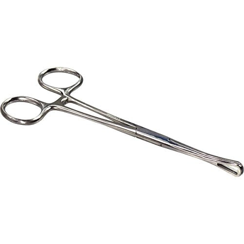 HTS 164P6 6" Non-Slotted Locking Pennington Forceps - size: 164P6 6" Non-Slotted Locking