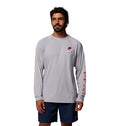 Columbia Men's Collegiate Terminal Tackle Long Sleeve Shirt - color: Uga - Columbia Grey, size: Small