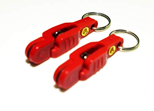 Bimini Lures Pro Snap Weights for trolling - Red Clip - color: Red - 2 Clips per pack