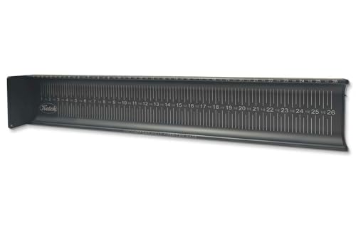 KETCH X Fish Measuring Board/Ruler - color: Charcoal Gray, size: 32"