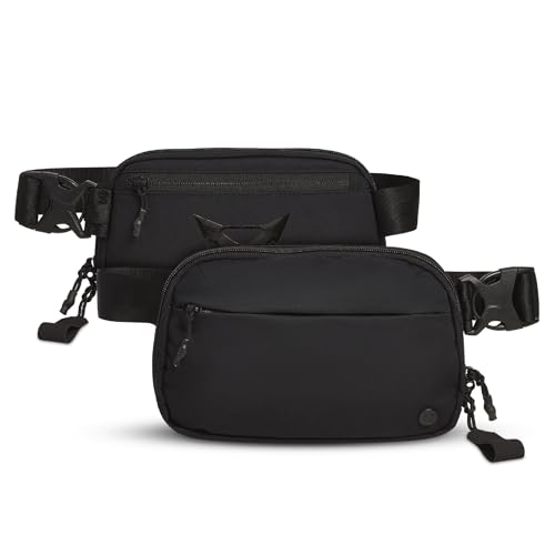 Vertx Everyday Tactical Fanny Pack 2.1-100% Nylon Fanny Pack for Men and Women with CCW-Ready Design and Rapid Access Tab - Black - 2L - color: Black, style: Everyday Fanny Pack 2.1