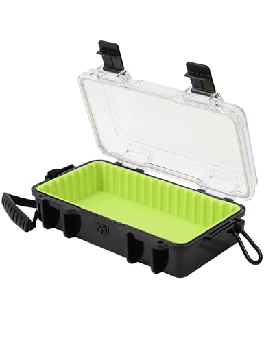 Avlcoaky Waterproof Box Dry Box Waterproof Containers, Protective Case 10" L x 5" W x 2.5" H Watertight Storage Box Kayaking Boat Waterproof Boxes
