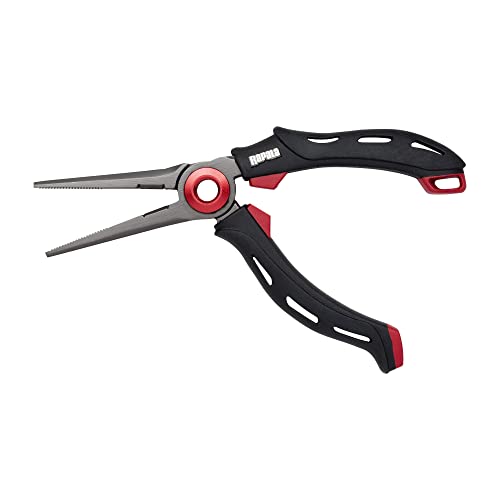 RapalaCombo 5 12" Forceps 8 12" Pliers Dual Sheath wBelt Clip - color: Black / Red