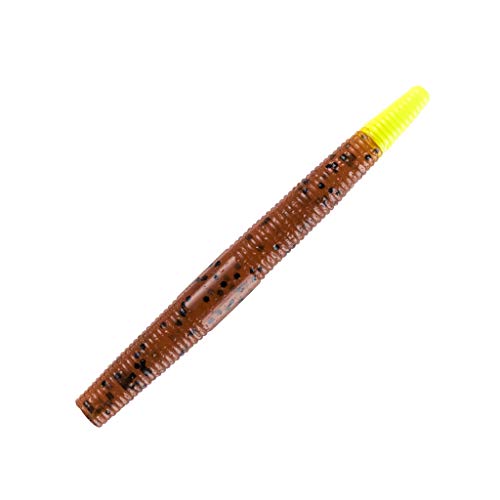 Yum Lures YDG - color: Carolina Pumpkin/Chartreuse, size: 3 inch