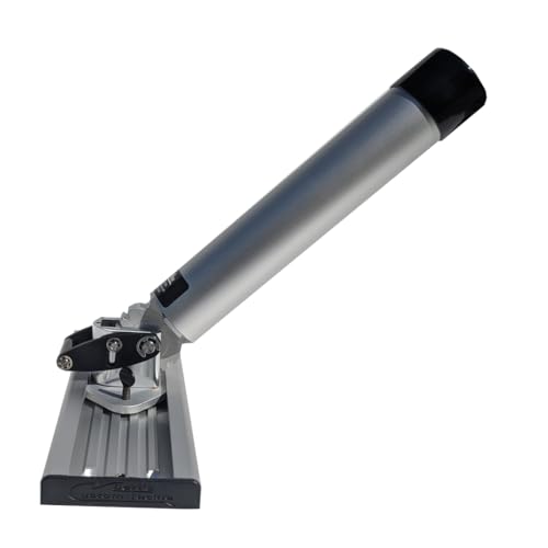 Bert's Custom Tackle Adjustable Rod Holder, Made in The USA - color: Satin