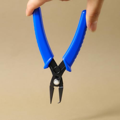 Split Ring Pliers for Jewelry Making, Tanjun Split Jump Ring Opener Tool Keychain Pliers for Opening Split Ring, Key ring, Opening Pliers for Jewelry Making