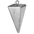 Triangle Fishing Weights 4-Sided Pyramid Sinkers Lead Fishing Weights and Sinkers for Saltwater Ocean Surf 1oz-32oz/2LB - size: 6oz-4pack