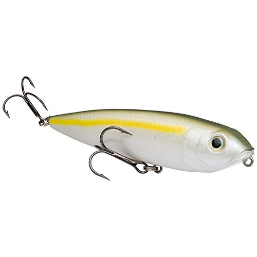 Strike King KVD Sexy Dawg Junior Fishing Lure, 3/8 oz, 3.75", Premium Topwater Lure - color: Sexy Blue Back Herring, size: 3.75" (3/8 oz)