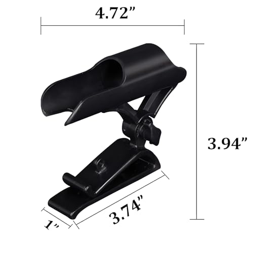 Huntury Adjustable Bucket Rod Holder for Ice Fishing, Clip On Mount, Foldable, Adjustable Angle, Ice Fishing Accessories, Ice Fishing Gear - style: Single - Adjustment