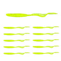 Eupheng Twist Tail Swimbait Fishing Lure, 2.3in/2.7in/4in/5.5in 100PCS Grub Saltwater Fishing Soft Bait Trailer for Bass Crappie Fishing - size: 5.5in(14cm)-10PCS-Forest Green