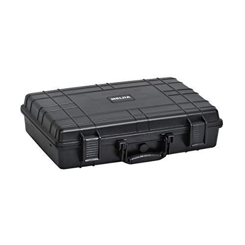 MEIJIA Portable Waterproof Protective Case,Hard Camera Case,Customized Fit Foam Inserted, Elegant Black,Fit for Camera, Equipments, Lens,Drones(Black) - color: Black, size: 19.78"X13.93"X4.68"