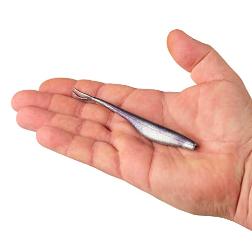 Berkley Gulp! Saltwater Jerk Shad Fishing Soft Bait - color: Purple Chrome, size: 5"