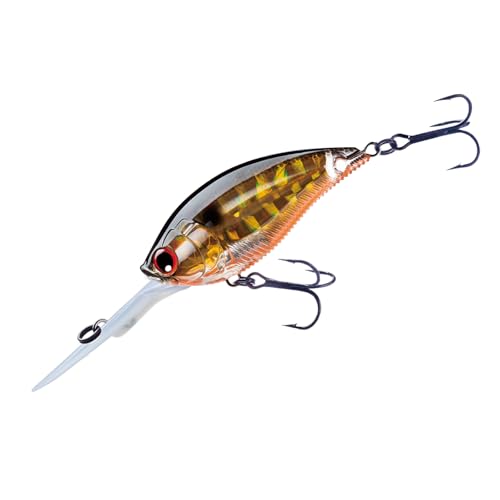Yo-Zuri 3DB Deep Crank Floating Diver Lure, Pearl Chartreuse Lime, 2-3/4-Inch - color: Prism Gold Black