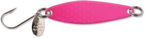 Luhr Jensen Needlefish Spoon - style: Cerise/Pearl Back, 2 Inch