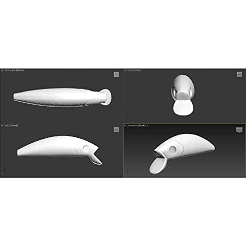 Blank Unpainted Minnow Crankbait Topwater Lipless Jerkbait Fishing Lures - color: UPM219P10