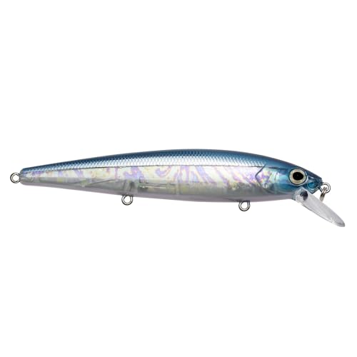 Strike King KVD Elite 300 Jerkbait Hard Bait Fishing Lure, Dives 4-7 Feet, Weight Transfer System - color: Pro Blue Flash, size: Hook Size 4