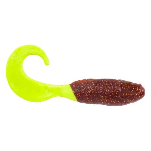 Berkley GSSM Gulp - color: Pearl White/Chartreuse, size: 4"