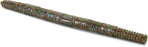 CrushCity Pig Stick Soft Plastic Stick Worm Bait, Versatile Finesse Action for Wacky, Neko, Texas & Ned Rigs - color: Tilapia Magic, size: o/s