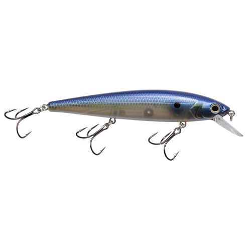 Strike King KVD Elite 300 Jerkbait Hard Bait Fishing Lure, Dives 4-7 Feet, Weight Transfer System - color: Pro Blue Glimmer, size: Hook Size 4