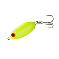 Bomber Lures Slab Spoon Spinner Bait Fishing Lure - color: Fluorescent Yellow, size: 1 1/4 oz