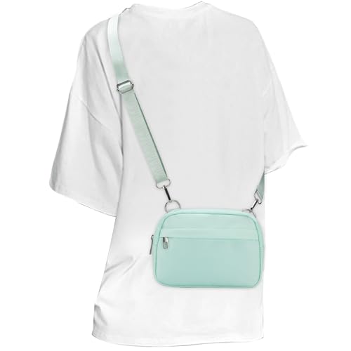 MAXTOP Small Crossbody Bags for Women Belt Bag Fanny Pack with Adjustable Strap - color: Mint Green, style: Small Crossbody Bag