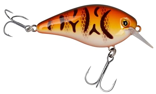Strike King KVD 1.5 Hard Knock Fishing Lure, 3/8 oz, 3D Lifelike Eyes - color: DB Craw, size: 3/8oz