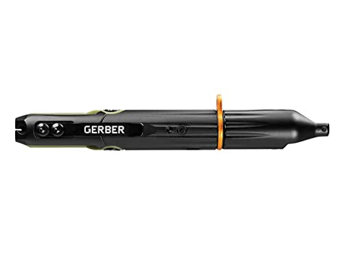 Gerber Gear LineDriver - Fishing Line Multitool with Spinning Line Vise, Tether Ring, Eyelet Clearing Spike, Hook Threader, Scissors & Split Shot Crimper - Premium Fishing Gear