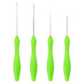 Carp Fishing Baiting Rigs Tool Kit Set, 4 in 1 Carp Fishing Tackle Kit, Including Hook Needle, Driller, Knot Puller, and Fishing Braid Line Scissors for Lures Bait Driller