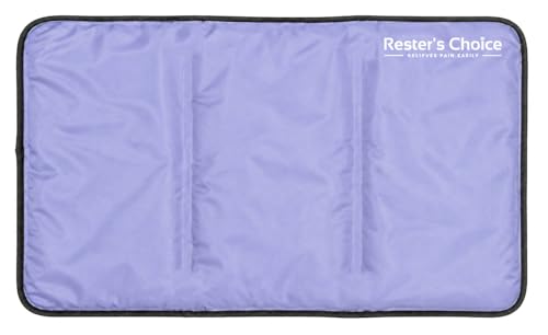 Rester's Choice Extra-Large Gel Ice Pack (13" x 21.5") - Reusable, Flexible, Durable - Ideal for Back, Shoulder, Knee (Lavender, 1 Pack, X-Large) - color: Lavender, size: 13x21.5 Inch (Pack of 1)